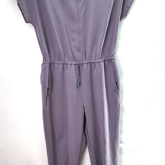 Lululemon Stretch Travel Woven Women's Jumpsuit Dusky Lavender - Size 8 - Picture 3 of 7